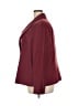 Le Suit Burgundy Coat Size 24W - photo 5
