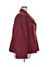 Le Suit Burgundy Coat Size 24W - photo 4