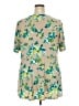 Susan Graver Tan Short Sleeve Blouse Size 2X - photo 2