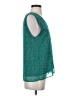 Halogen 100% Polyester Teal Sleeveless Blouse Size XS - photo 4