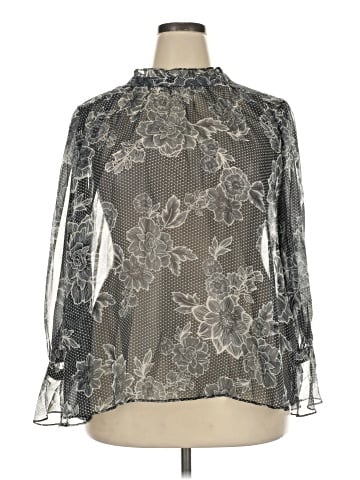 ELOQUII 3/4 Sleeve Blouse (view 1)