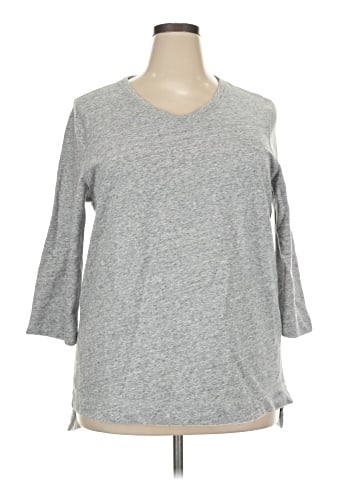 Zenergy by Chico's 3/4 Sleeve T-Shirt (view 1)