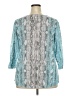 Ruby Rd. Teal 3/4 Sleeve T-Shirt Size 2X - photo 2