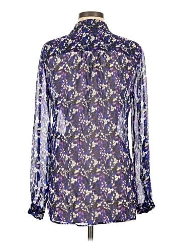 Diane von Furstenberg Long Sleeve Silk Top (view 2)