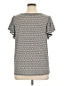 Max Studio Gray Short Sleeve Top Size 1X - photo 2