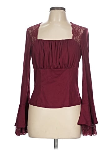 Scarlet Darkness Long Sleeve Blouse (view 1)