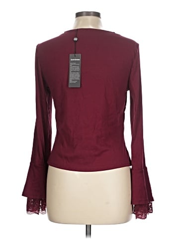 Scarlet Darkness Long Sleeve Blouse (view 2)