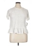 Ten Sixty Sherman White Short Sleeve Top Size XL - photo 1