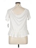 Ten Sixty Sherman White Short Sleeve Top Size XL - photo 2