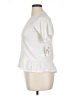 Ten Sixty Sherman White Short Sleeve Top Size XL - photo 5