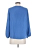 West Kei 100% Polyester Blue Long Sleeve Blouse Size S - photo 2