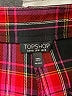 Topshop Plaid Red Casual Pants Size 8 - photo 6