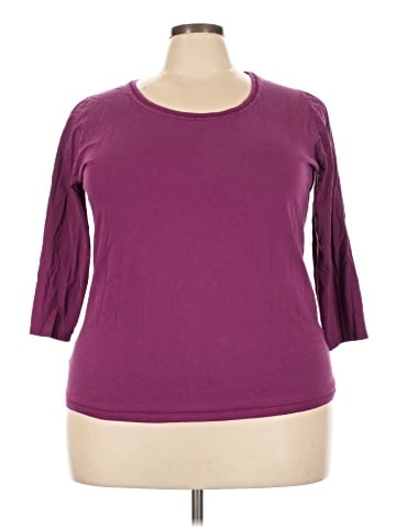 Jones New York Signature 3/4 Sleeve T-Shirt (view 1)