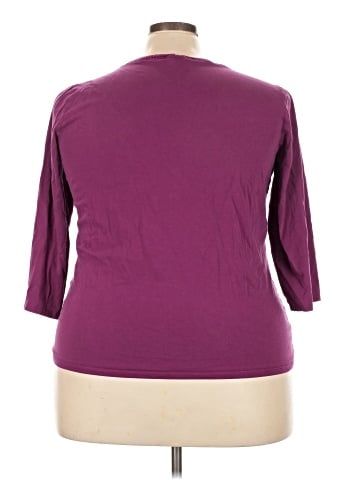 Jones New York Signature 3/4 Sleeve T-Shirt (view 2)