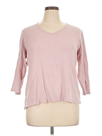 Karen Scott 3/4 Sleeve Top (view 1)
