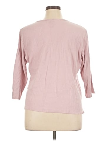 Karen Scott 3/4 Sleeve Top (view 2)