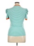 Shein Teal Short Sleeve Turtleneck Size XL - photo 2