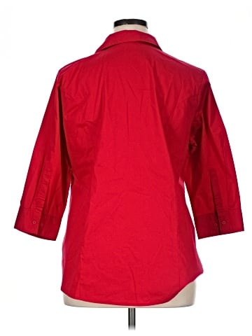 Riders by Lee 3/4 Sleeve Button-Down Shirt (view 2)