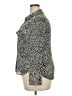 Zara Animal Print Black Long Sleeve Blouse Size XXL - photo 5