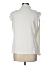 Calvin Klein 100% Polyester Ivory Sleeveless Blouse Size L - photo 2