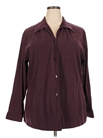 R&K Originals 3/4 Sleeve Button-Down Shirt (view 1)