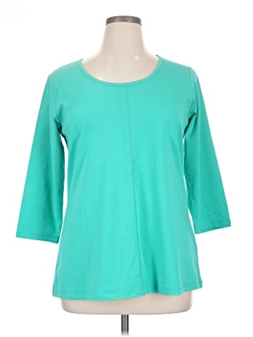 Attitudes by Renee 3/4 Sleeve T-Shirt (view 1)