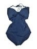 Athleta Solid Blue One Piece Swimsuit Size XS - photo 1
