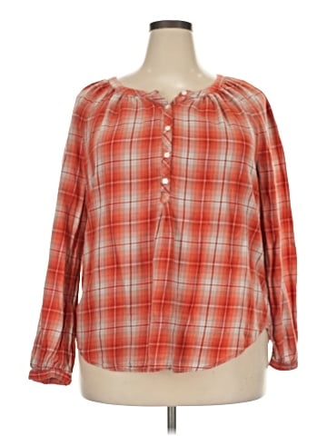 Faded Glory Long Sleeve Blouse (view 1)