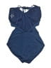 Athleta Solid Blue One Piece Swimsuit Size XS - photo 2