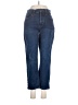 Old Navy Chevron-herringbone Blue Jeans Size 6 Petite - photo 1