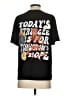 Romwe 100% Polyester Print Black Short Sleeve T-Shirt Size XS - photo 2