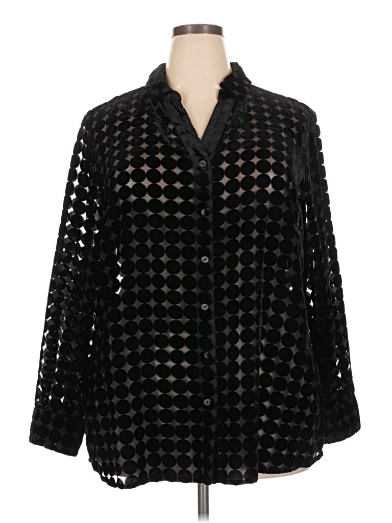 Pre-owned Foxcroft Kimono In Black