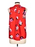 41Hawthorn 100% Polyester Red Sleeveless Blouse Size L - photo 2