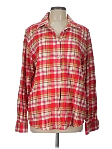 Lands' End Long Sleeve Button-Down Shirt (view 1)