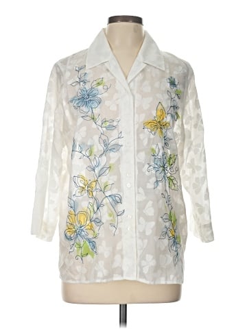 City Blues by Koret 3/4 Sleeve Blouse (view 1)