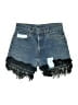 Levi's 100% Cotton Graphic Blue Denim Shorts Size 12 - photo 1
