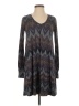 Veronica M. Chevron-herringbone Gray Casual Dress Size S - photo 1