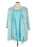 Catherines Teal Kimono Size 4X - photo 1