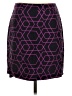 J.Crew Graphic Purple Wool Skirt Size 4 (petite) - photo 1