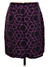J.Crew Graphic Purple Wool Skirt Size 4 (petite) - photo 2