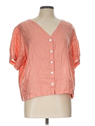 Garnet Hill Short Sleeve Blouse (view 1)