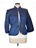 Alex Evenings Print Blue Jacket Size 16 - photo 1