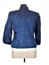 Alex Evenings Print Blue Jacket Size 16 - photo 2