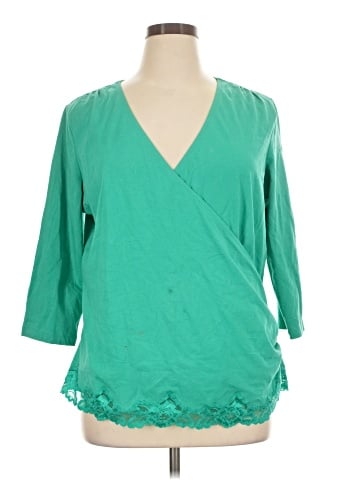 Coldwater Creek 3/4 Sleeve Blouse (view 1)