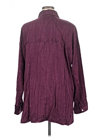 Purejill Long Sleeve Button-Down Shirt (view 2)