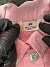 H&M 100% Cotton Solid Pink Jacket Size 6 - photo 3