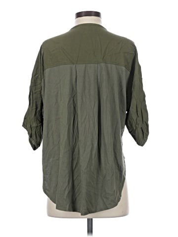 Porridge 3/4 Sleeve Blouse (view 2)