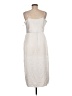 Open Edit 100% Polyester Solid Ivory Casual Dress Size L - photo 2