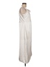 Open Edit 100% Polyester Solid Ivory Casual Dress Size L - photo 4