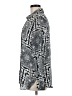 Rose + Olive 100% Polyester Paisley Gray Long Sleeve Blouse Size M - photo 5
